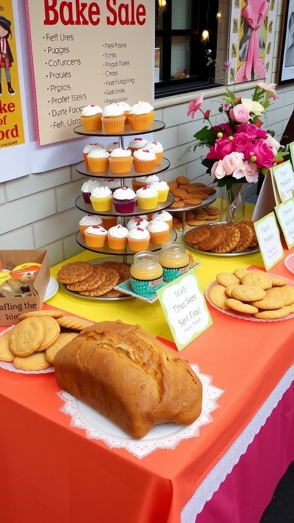 Delightful Bake Sale Display Ideas