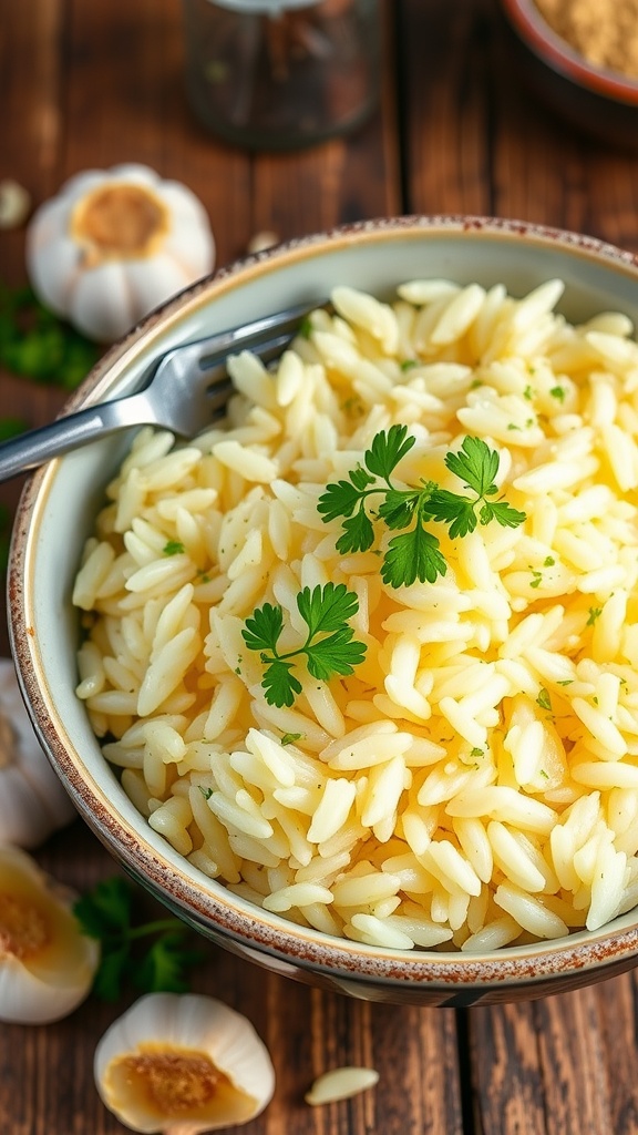 Flavorful Garlic Butter Rice Recipe