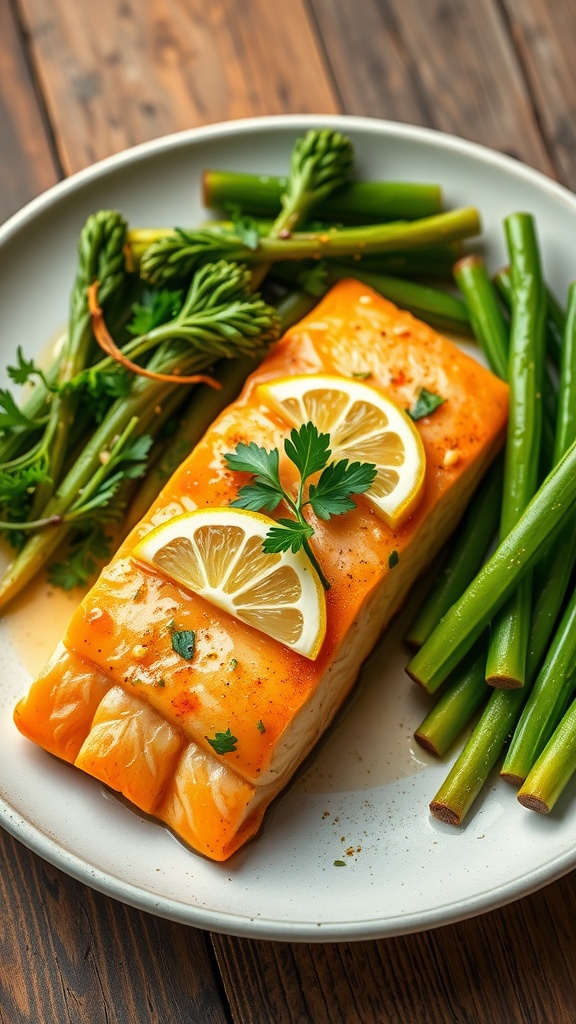 Lemon Garlic Salmon Whole30