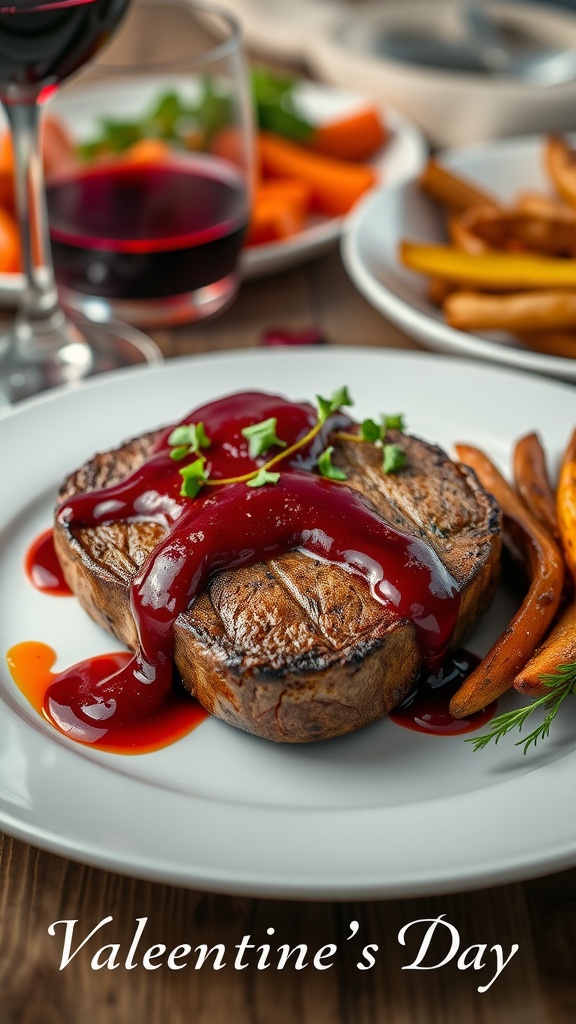 Romantic Steak Dinner for Valentine's Day