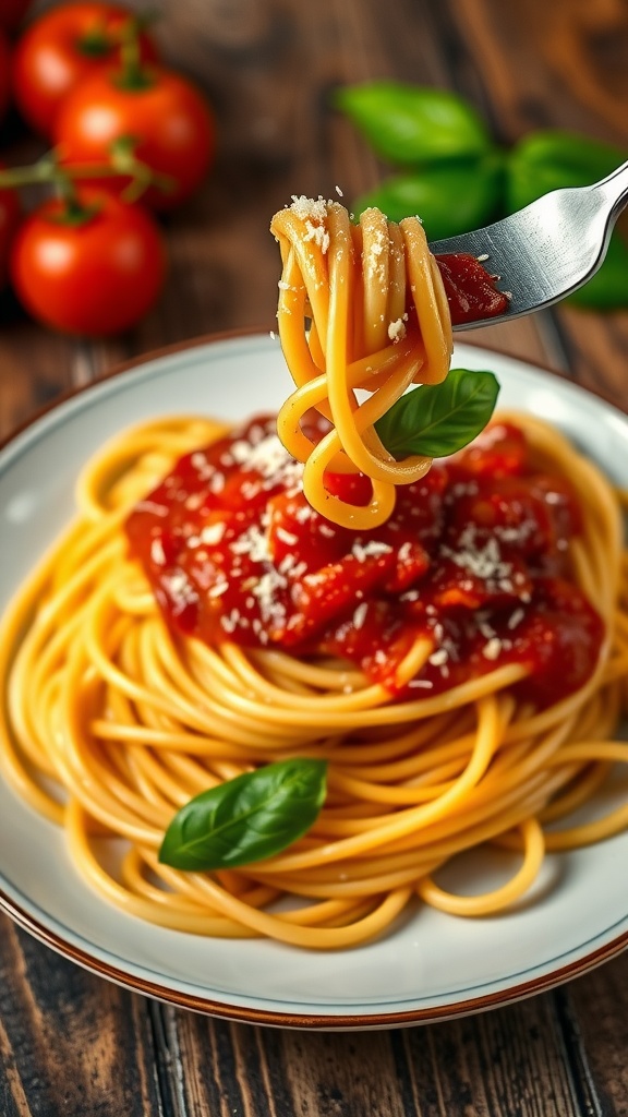 Garlic and Herb Tomato Pasta Recipe