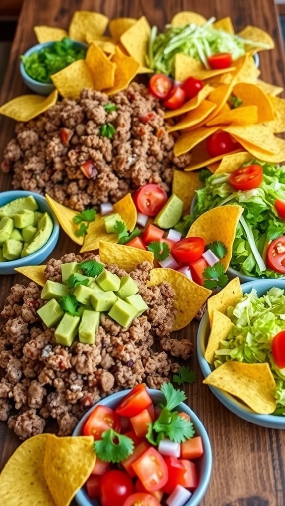 Build Your Own Taco and Nacho Bar