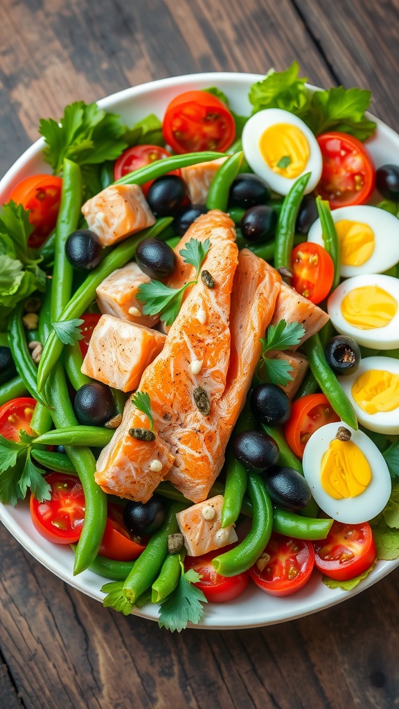 Delicious Salmon Niçoise Salad Recipe