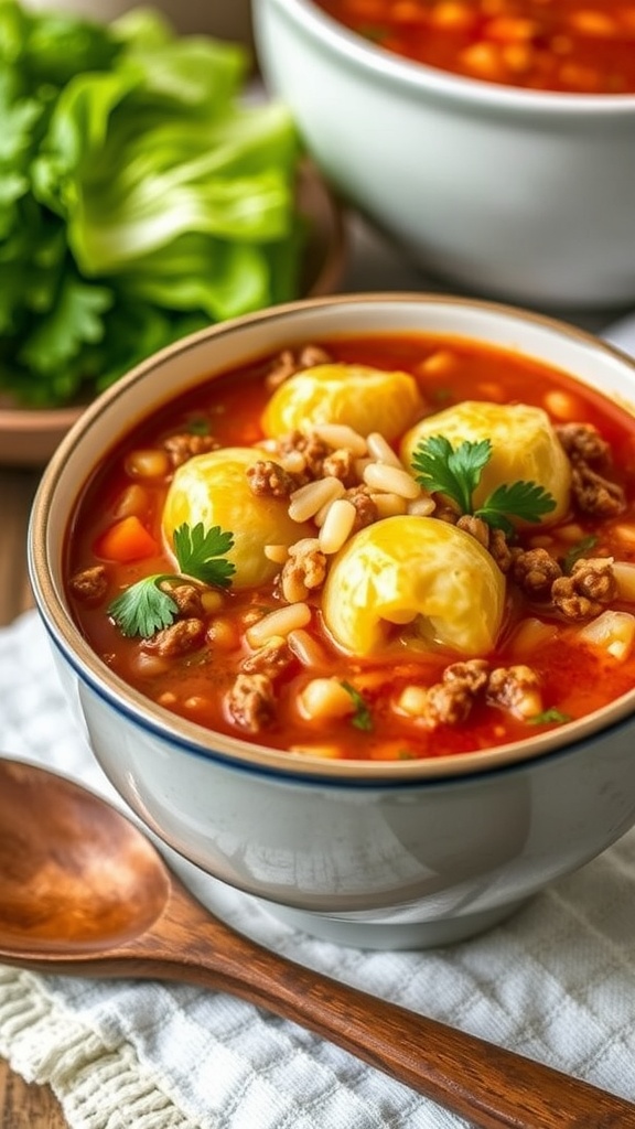 Hearty Cabbage Roll Soup Recipe –