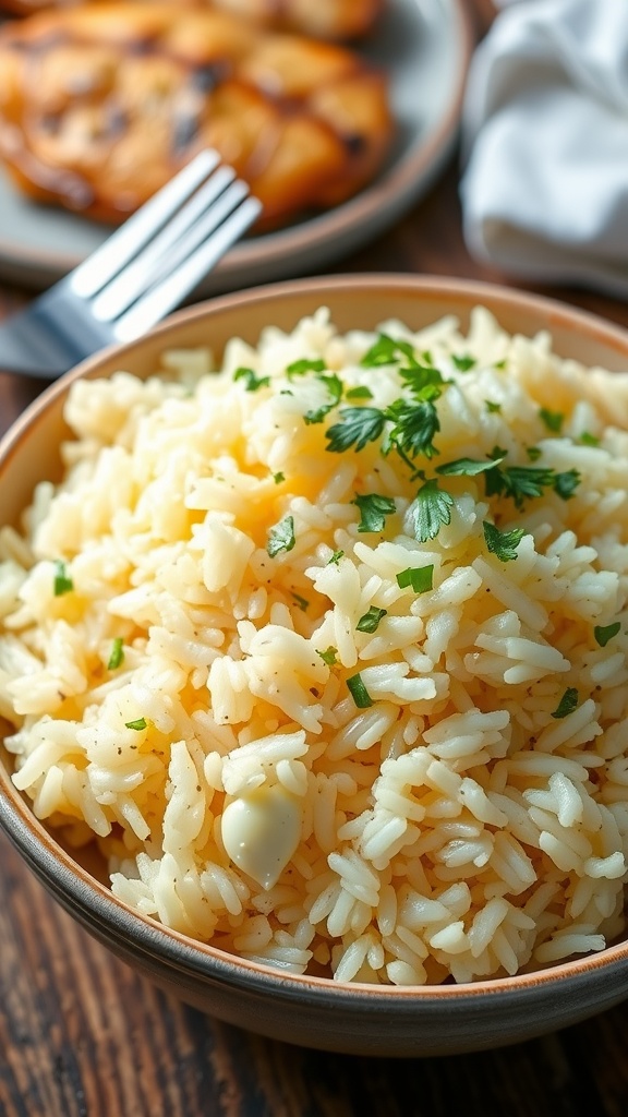 Flavorful Garlic Butter Rice Recipe