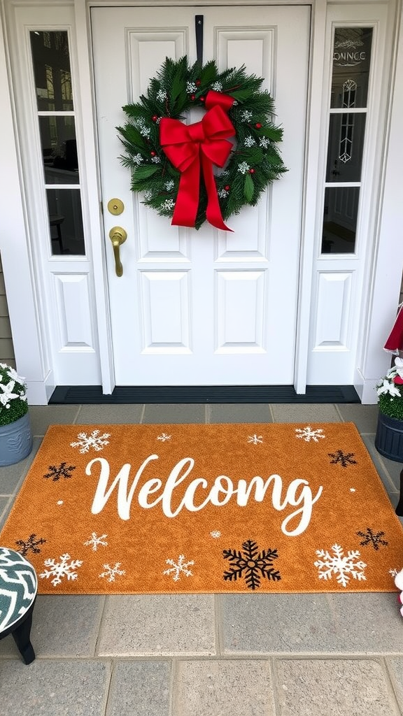 5 Easy DIY Christmas Door Mat Ideas for a Festive Home