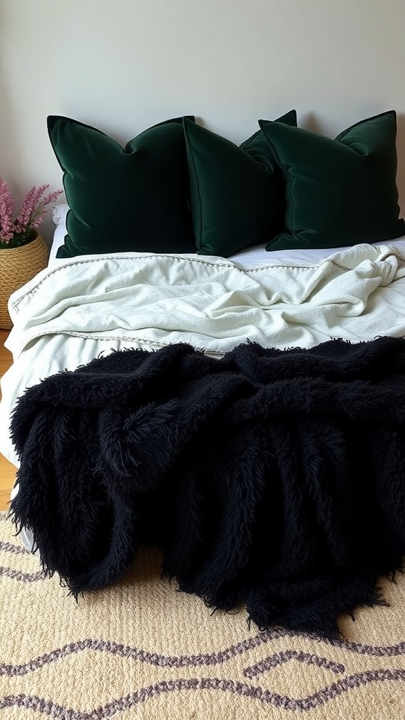 5 Stunning Black and Dark Green Bedroom Decor Ideas