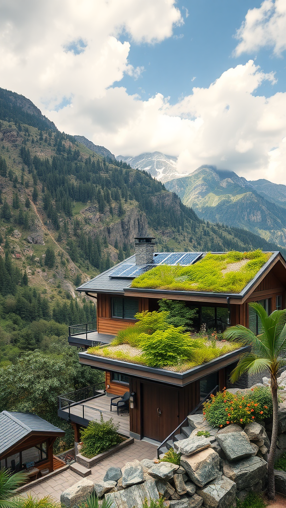 View of 5 Stunning Mountain Home Exterior Design Ideas
