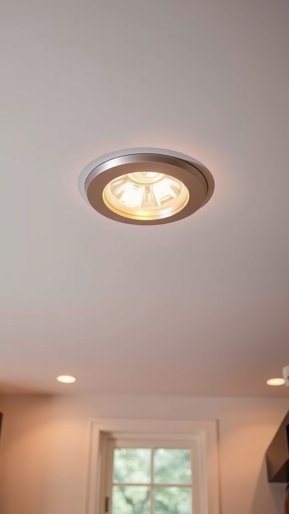 6-Inch Canless 15W 5000K Daylight Recessed Light By Torchstar installed in a ceiling