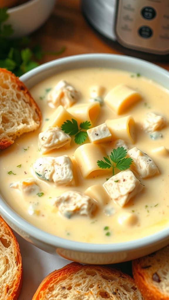 chicken alfredo soup