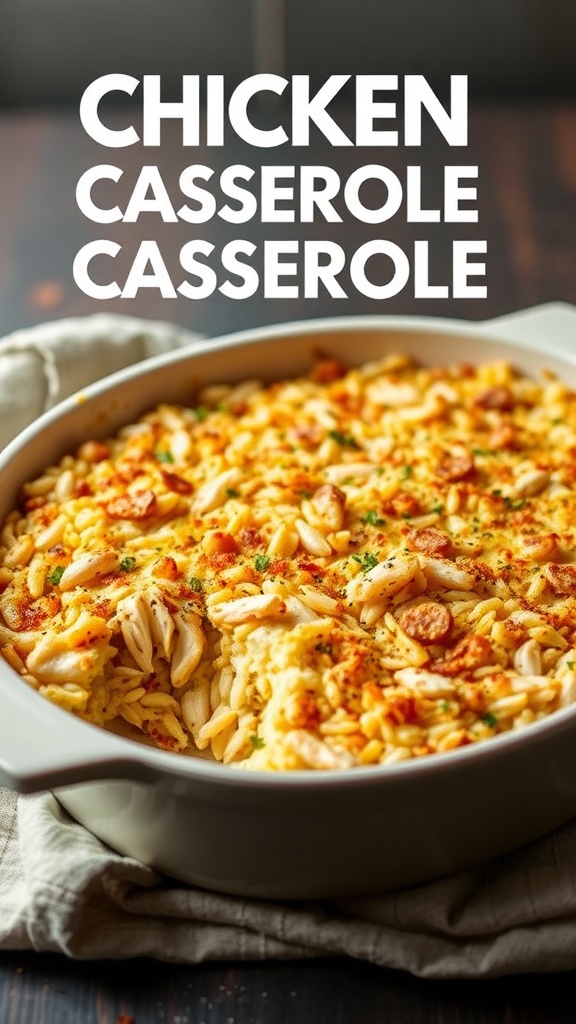 Delicious Chicken and Rice Casserole
