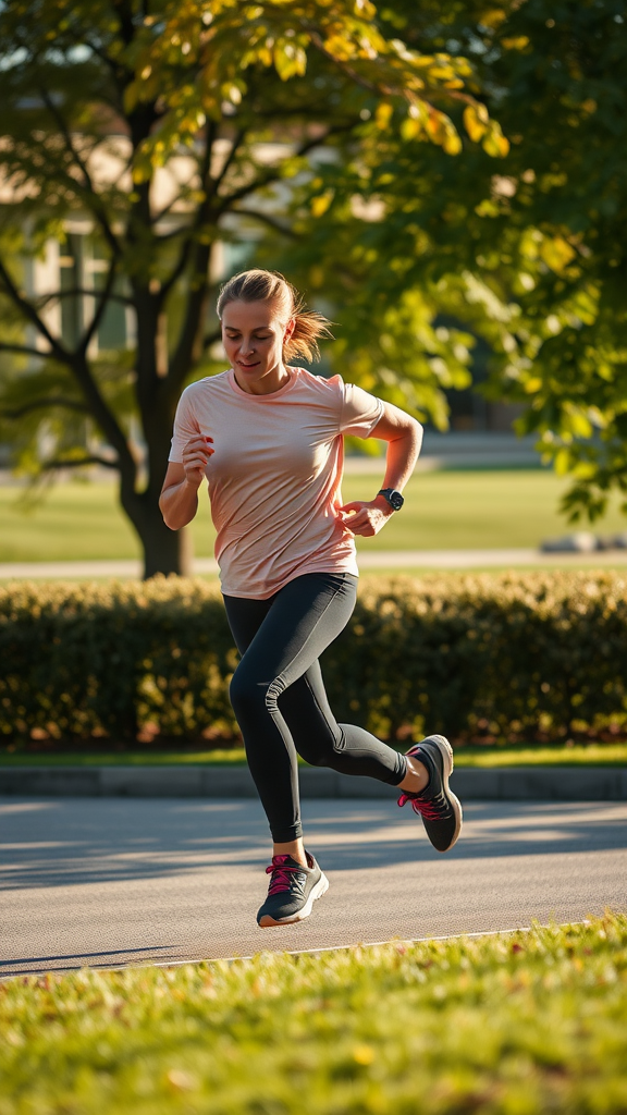 A group of individuals participating in a high-intensity interval training session outdoors.