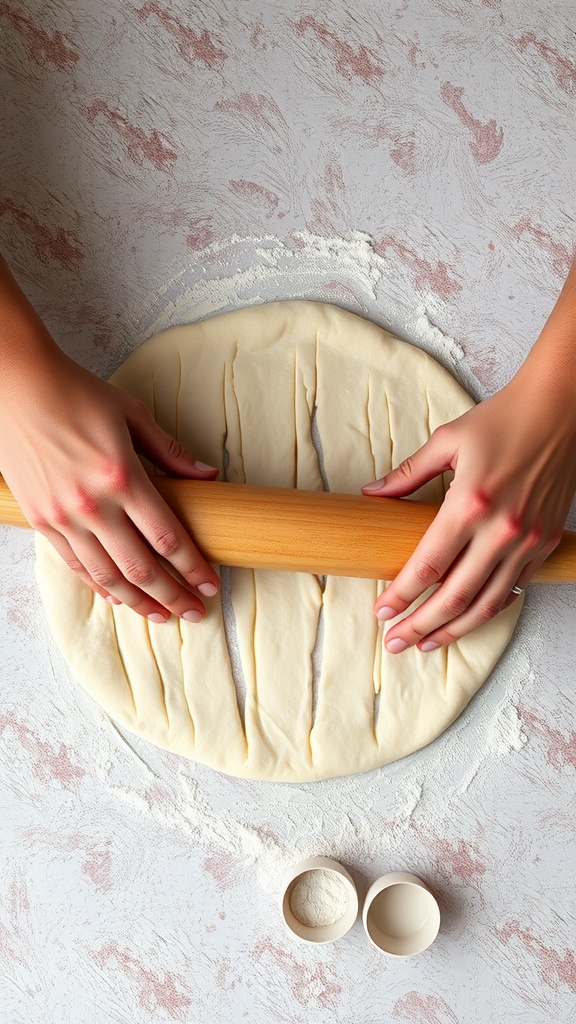 Techniques for shaping pizza dough with hands and a rolling pin