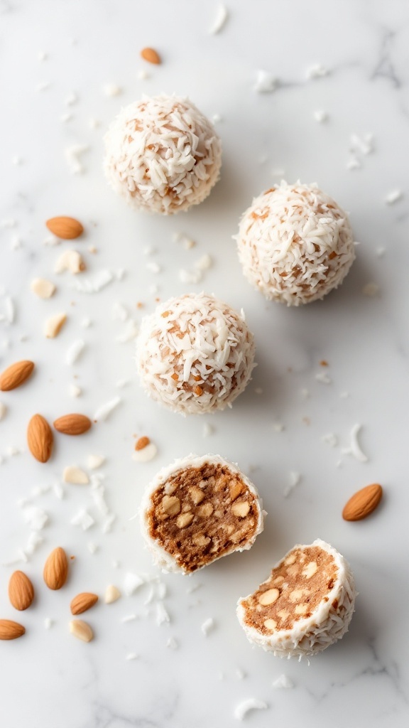 Coconut Almond Joy Protein Balls