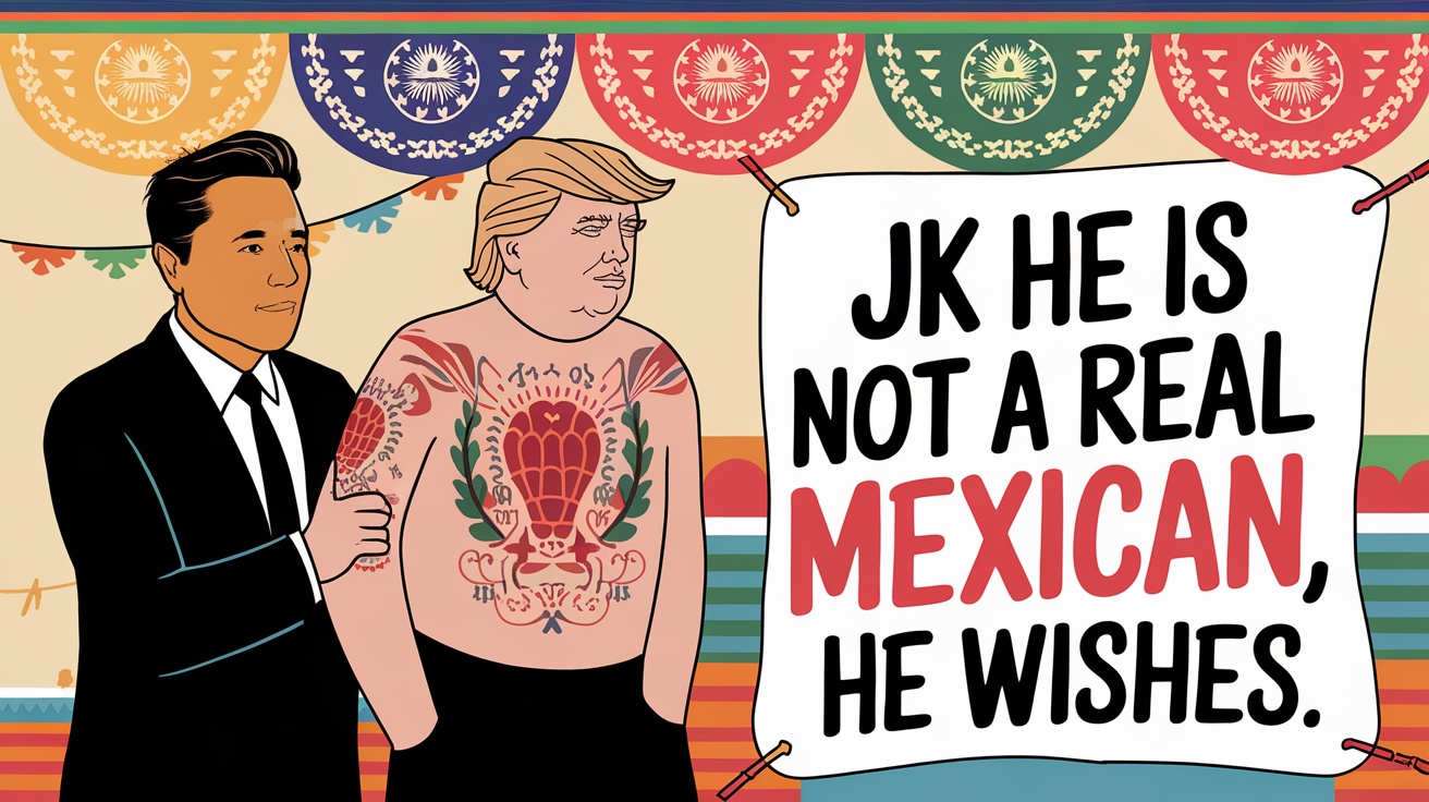 A diverse group of individuals showing off their colorful and intricate Mexican tattoos, standing together in solidarity.