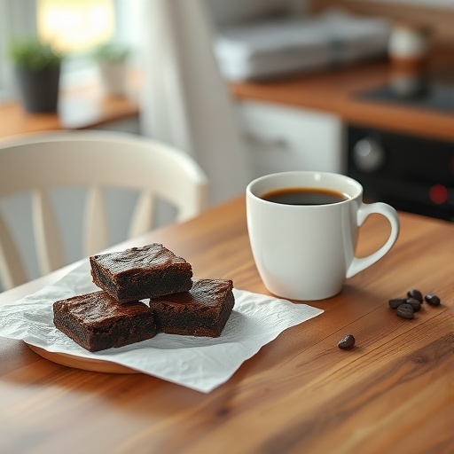 Delicious espresso infused keto brownies served on a plate