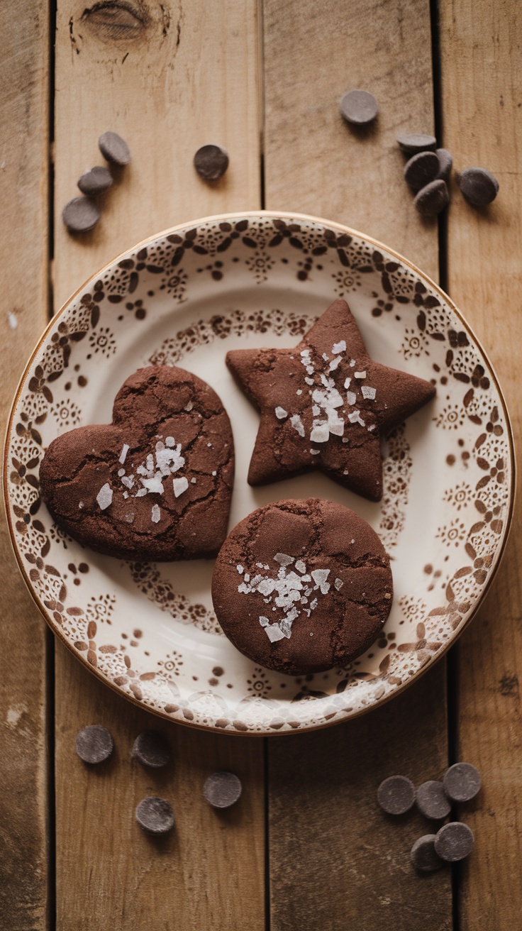 Delicious gluten-free chocolate chip cookies arranged on a decorative plate.