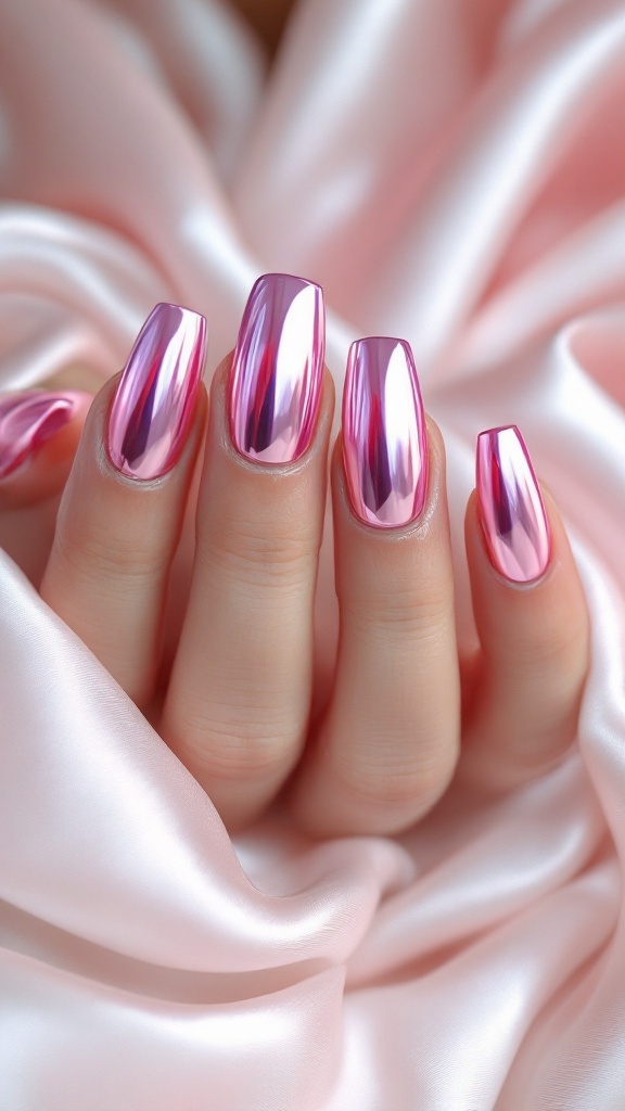 Colorful customizable nail stickers on a vibrant background.
