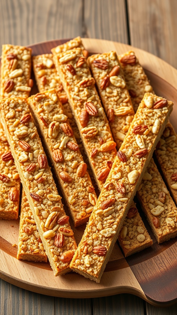 Nut-Crusted Cheese Sticks