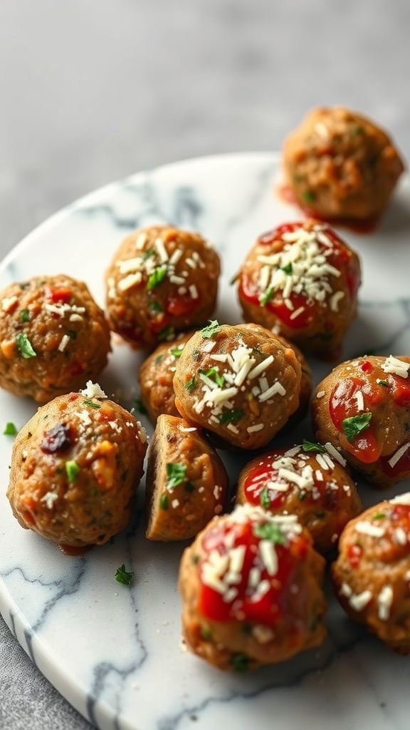 Delicious Parmesan and Herb Meatballs