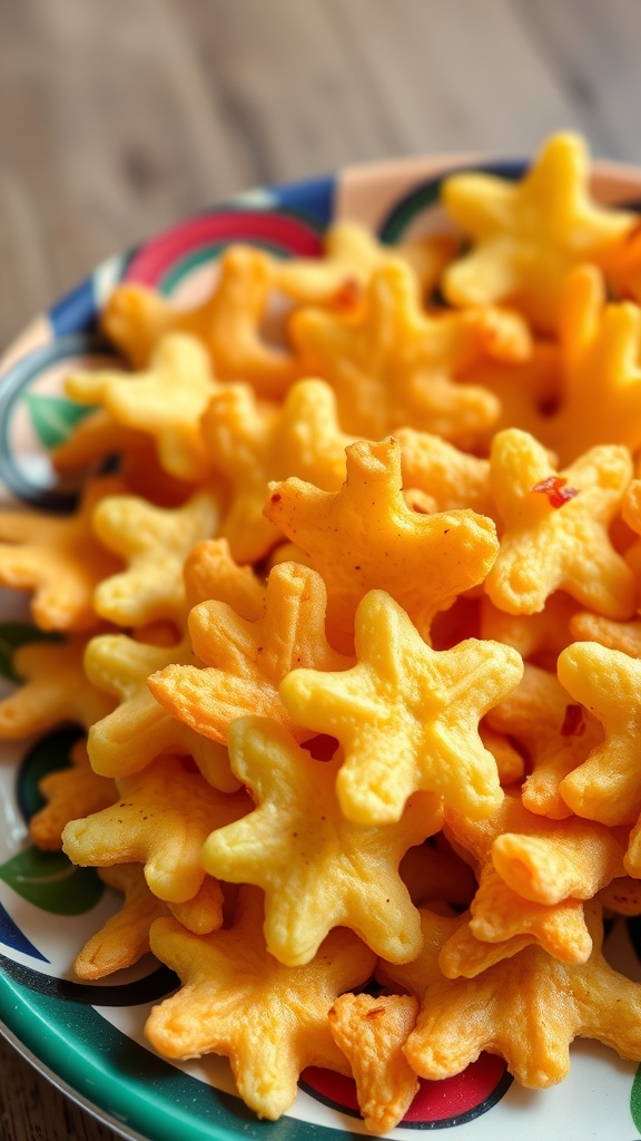 Sweet and Spicy Cheese Crisps