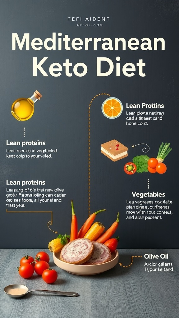 A colorful arrangement of ingredients for a Mediterranean keto meal, including bell peppers, ground turkey, tomatoes, and spices.