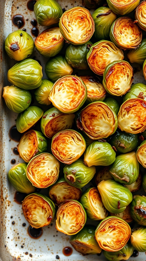 Balsamic Glazed Brussels Sprouts
