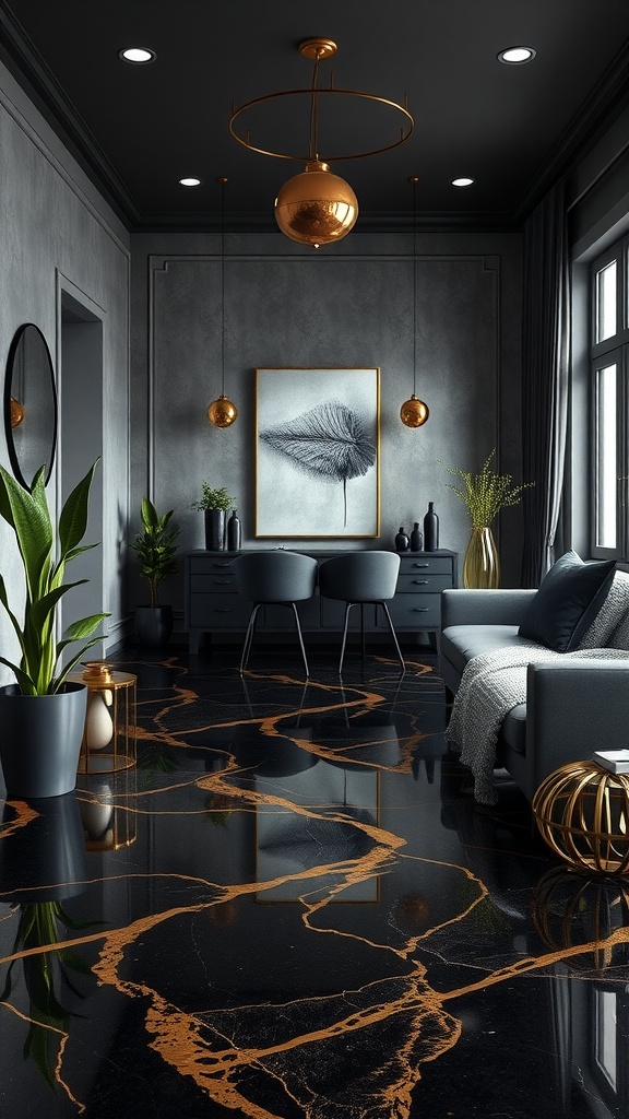 A spacious interior showing epoxy flooring with sunlight streaming in, highlighting a clean and modern environment.