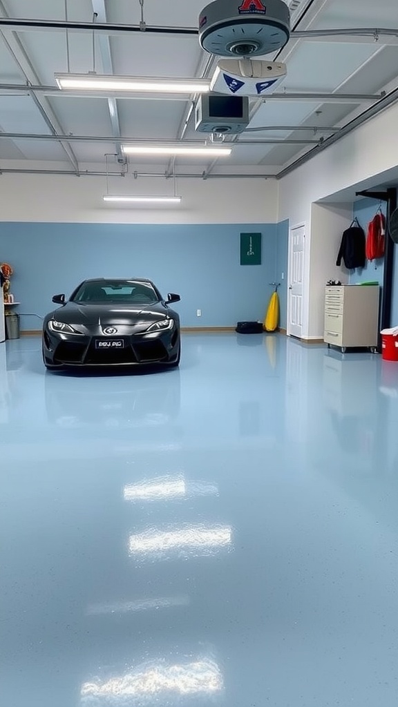 Checklist for epoxy garage floor installation tasks.