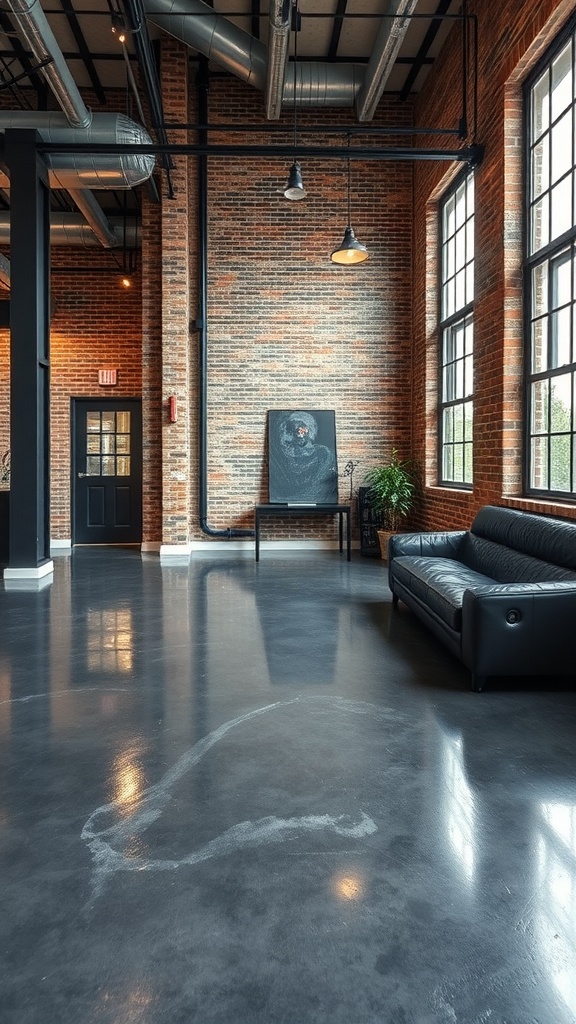 A financial breakdown of metallic epoxy flooring costs, featuring various items and their prices.