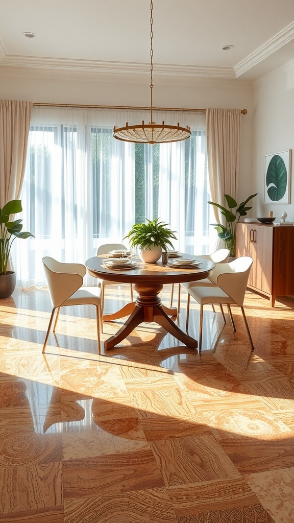 A variety of epoxy floor samples showcasing different colors and textures.