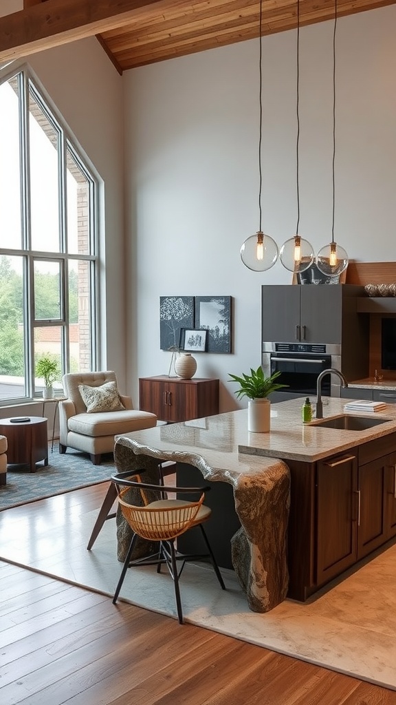 Comparison of metallic epoxy flooring and tile flooring in modern interior design