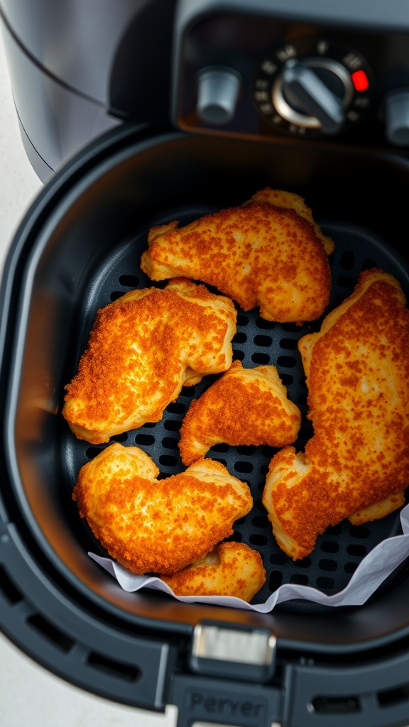 Ingredients and process for making healthier Bang Bang Chicken.