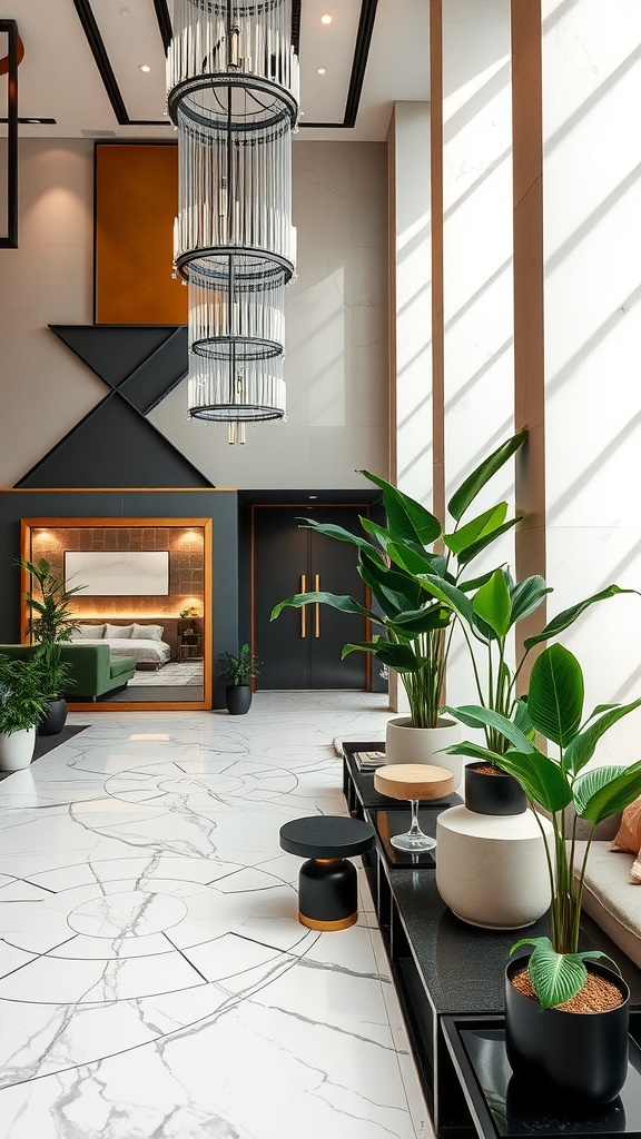 Photorealistic marble texture with high-gloss epoxy finish showcasing swirling veins