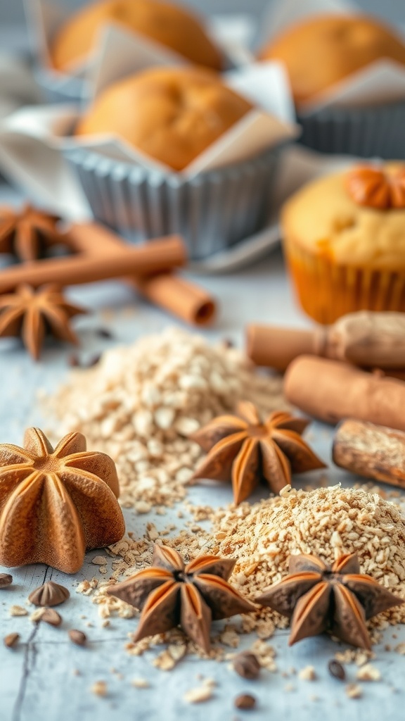 Cinnamon sugar donut muffins with seasonal spices