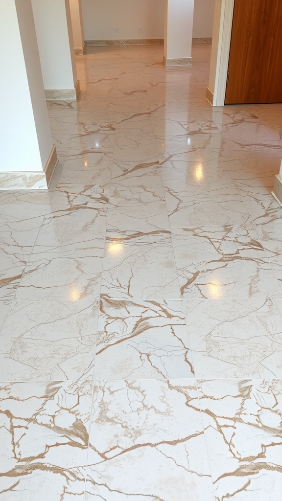 Cleaning products for maintaining metallic marble epoxy flooring