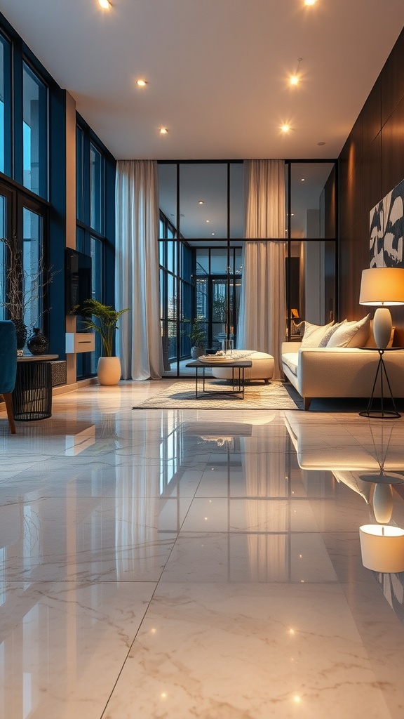 Vibrant outdoor epoxy floor design with colorful patterns and glossy finish