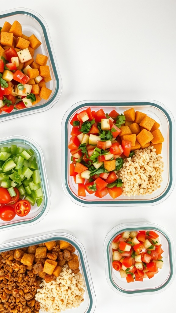 A fresh batch of Pico de Gallo ready for meal prep.