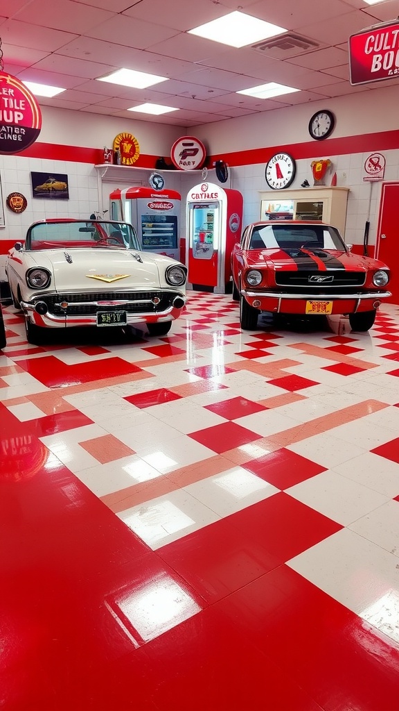 Light grey seamless epoxy garage floor with no visible seams