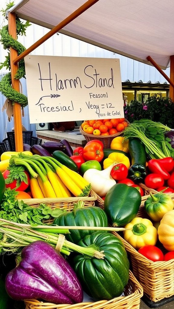 A vibrant display of fresh vegetables and fruits for making Pico de Gallo.