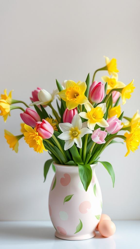 A colorful array of springtime flower-shaped cookies decorated with icing and edible glitter.