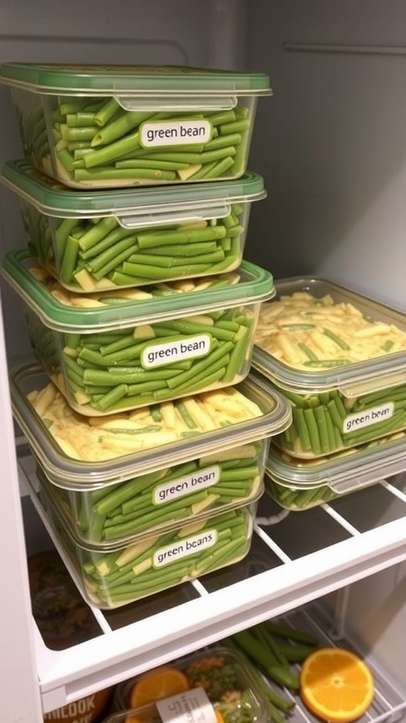 Green bean casserole ingredients and preparation process