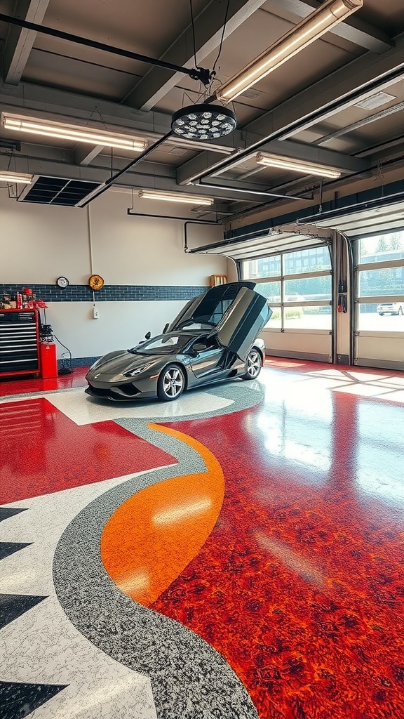 Image illustrating surface preparation techniques for epoxy garage flooring.