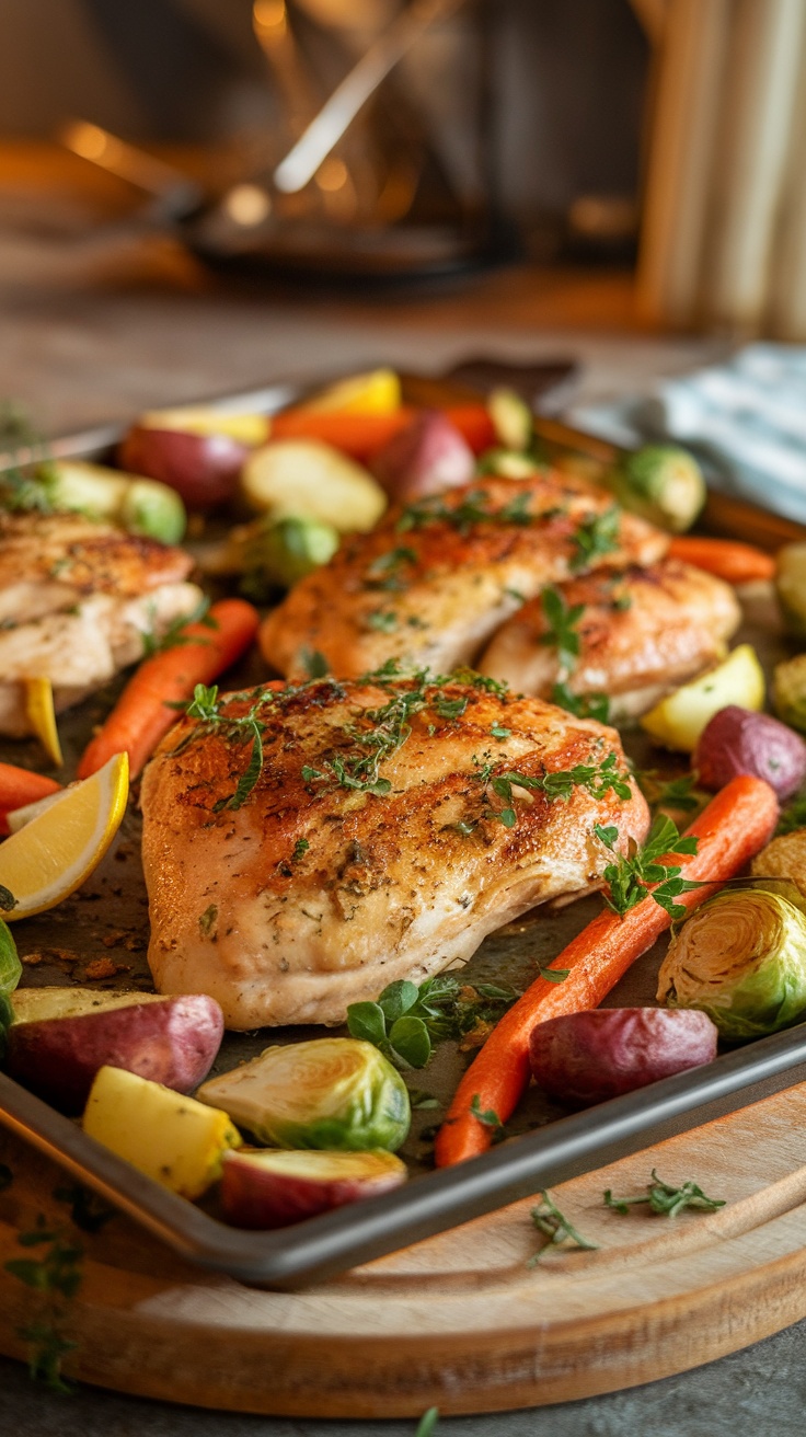 One-Pan Lemon Herb Chicken and Veggies