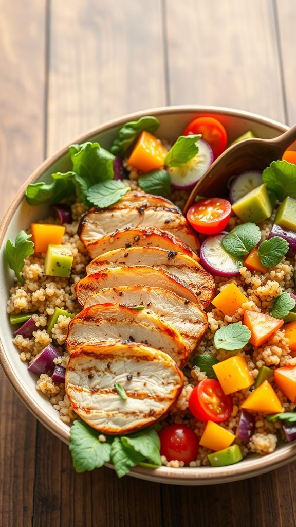 Grilled Chicken And Quinoa Salad