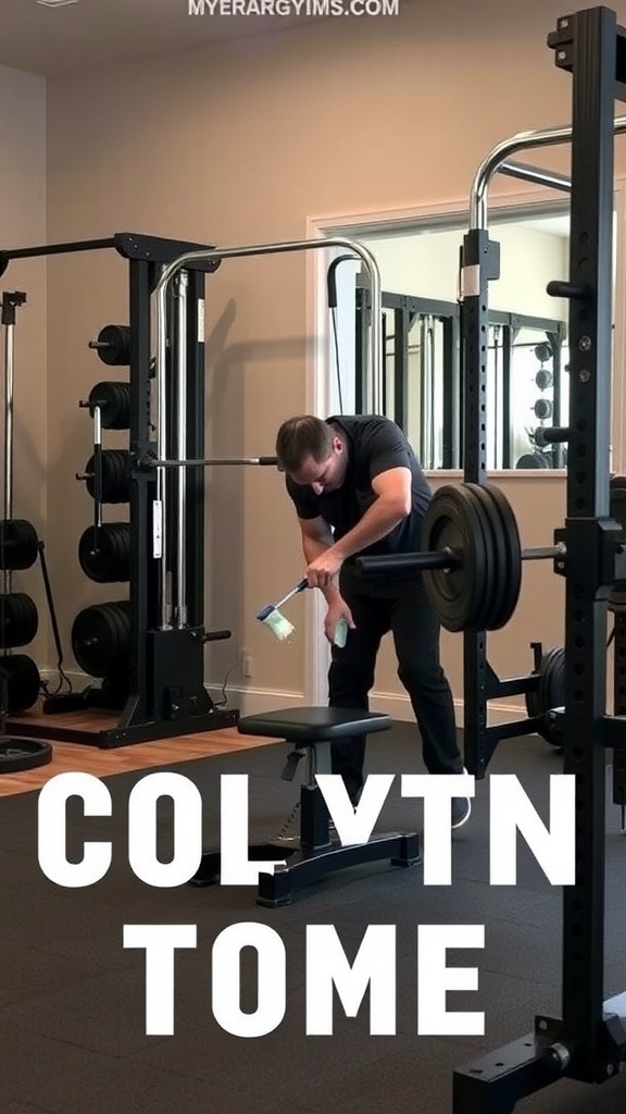 Home gym maintenance supplies