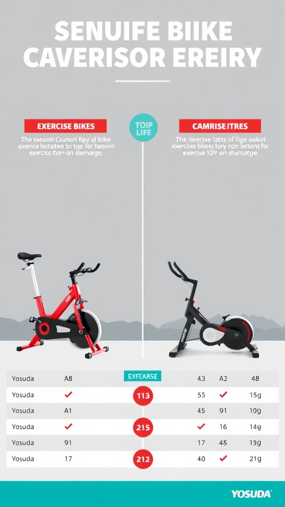 Comparative analysis of Yosuda exercise bike with other brands