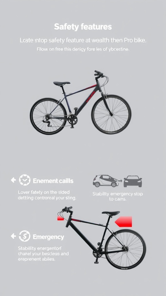 Image showcasing the safety features of ProForm exercise bikes.