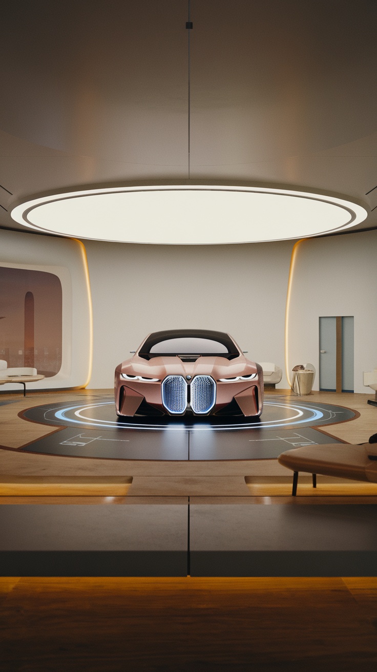 BMW Concept I Vision Circular in a modern setting