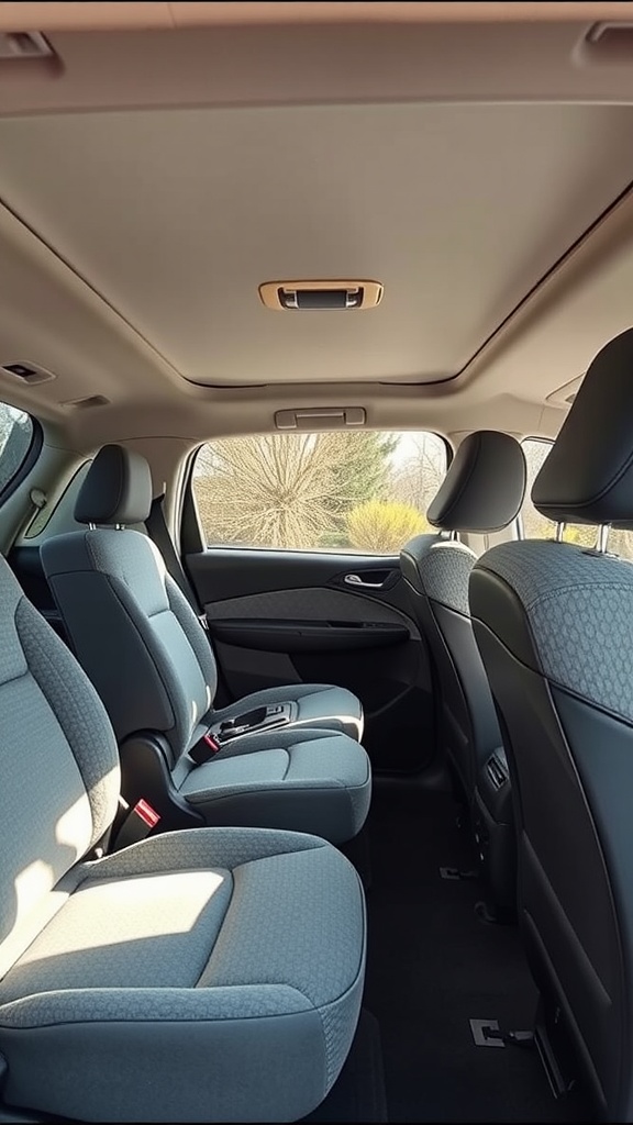 Interior of a family MPV showing spacious seating and a welcoming atmosphere.